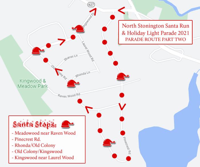 Light Parade route