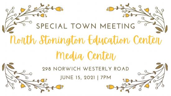 June 15th Special Town Meeting